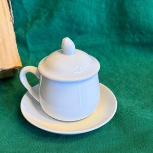 Vintage Pot de Crème Set from Pitt Petri Buffalo NY